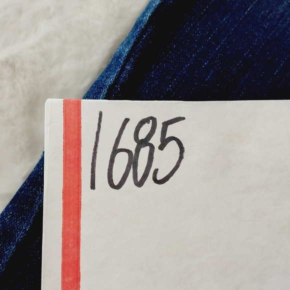 Lucky Brand Blue Denim Cotton Fried Hem Slim Light Wash Jeans P685 - Picture 11 of 11